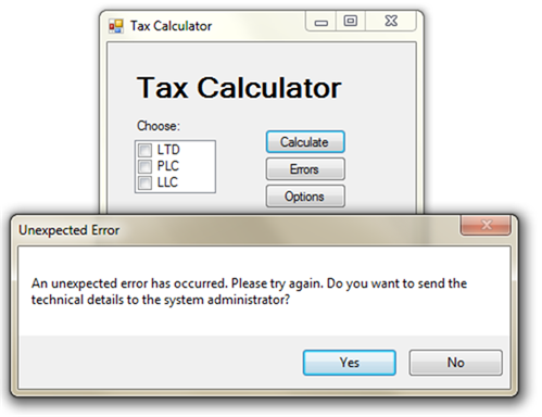 C# Managing Errors and Exceptions